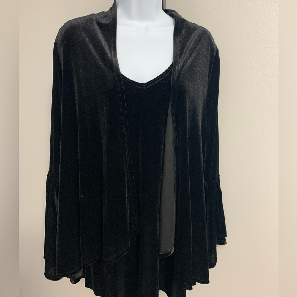 W5 Velour Tank and Cardigan Set